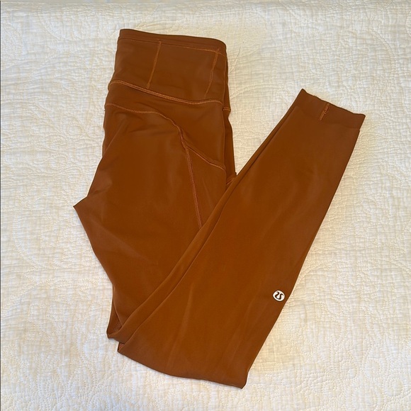 Lululemon Brown Leggings - Picture 1 of 6